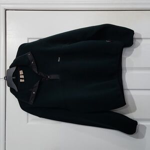 VINTAGE Woolrich Polartech Fleece T Snap Pullover Jacket Size Medium